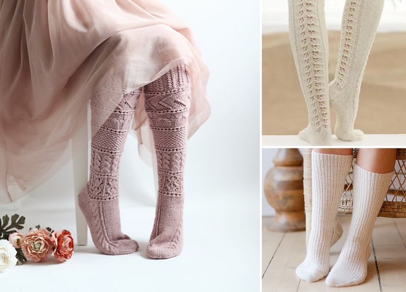 Beautiful Knitted Knee Socks Designs for Extraordinary Outfits –