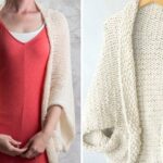 Beige Knitted Shrugs Free Patterns –