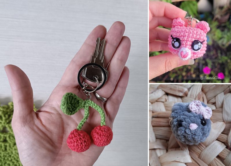 Cute and Free Crochet Keychain Patterns to Learn Amigurumi –