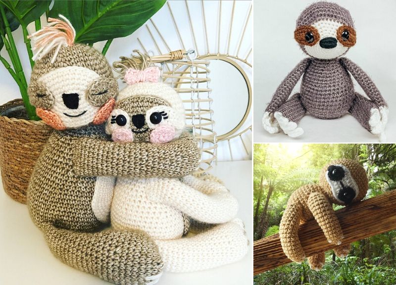Free Amigurumi Sloth Patterns – Pattern Center