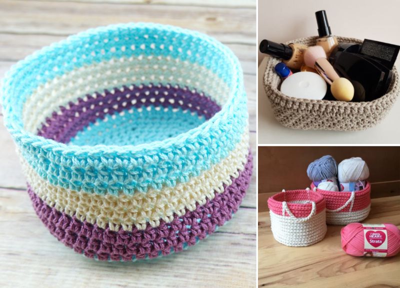 Crochet Baskets Perfect For Storage