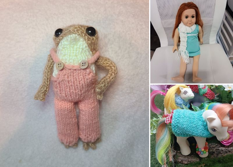 Easy and Free Knitting Patterns for Dolls Clothes –