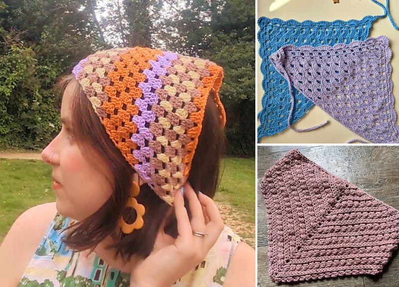 Stunning Free Crochet Bandana Pattern Ideas for Chic Looks –