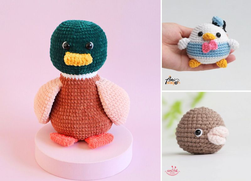 Funny Free Crochet Duck Patterns to Practice with Amigurumi –