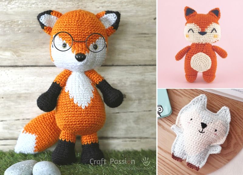 Cute and Easy Amigurumi Foxes