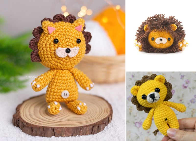 Cute Amigurumi Lions –