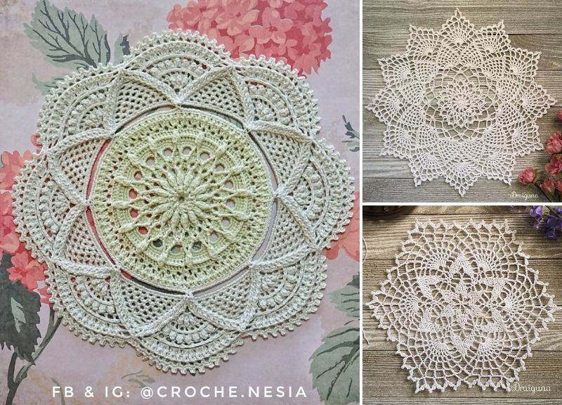 16 Romantic Lacy Crochet Doilies Free Patterns You Would Love