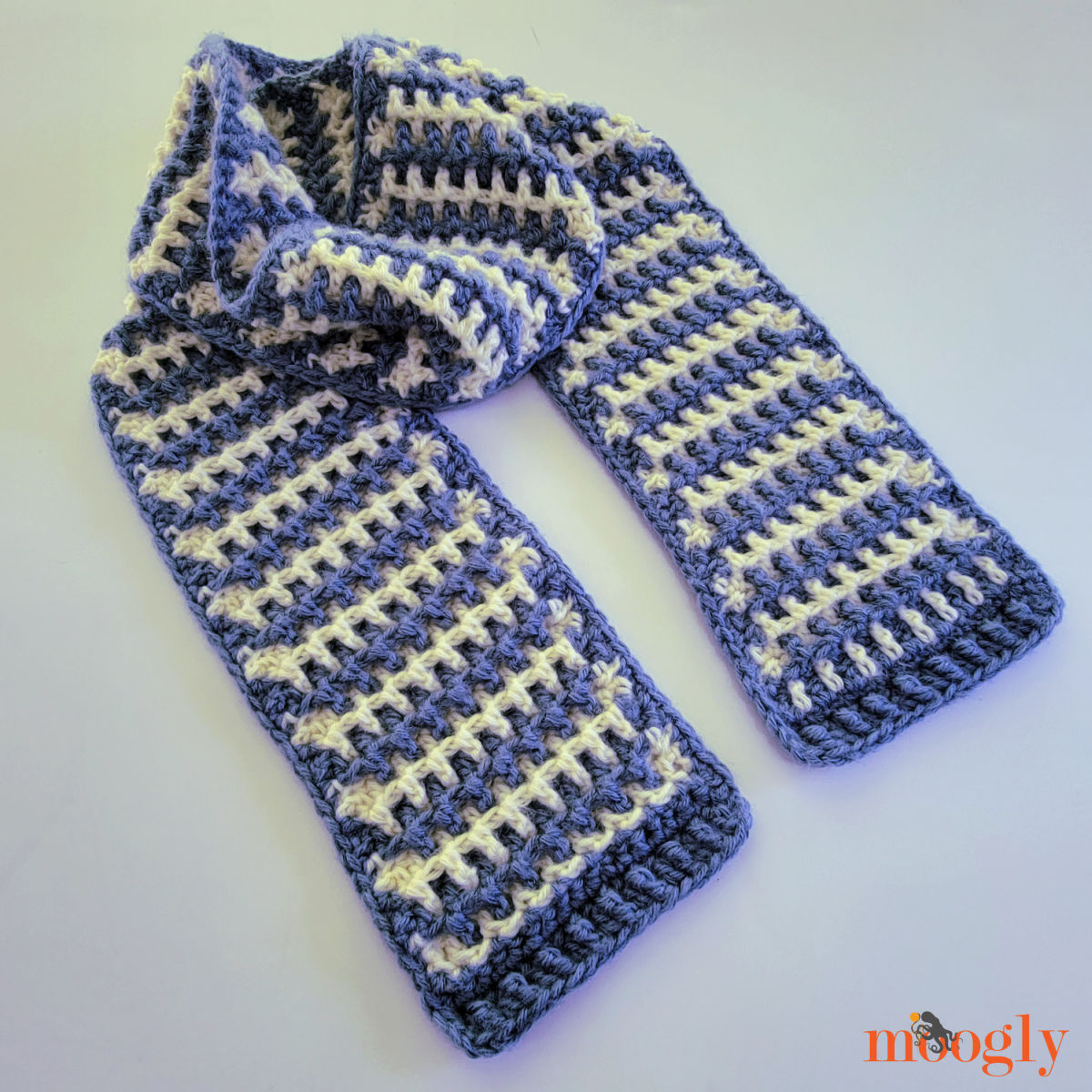 Woven Warmth Crochet Scarf – moogly