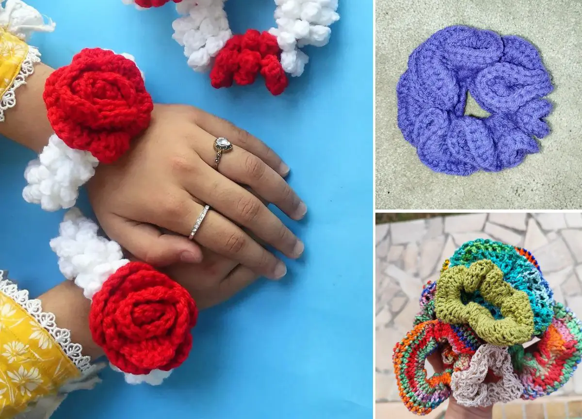 Crochet Scrunchie Patterns to Create DIY Hair Accessories –