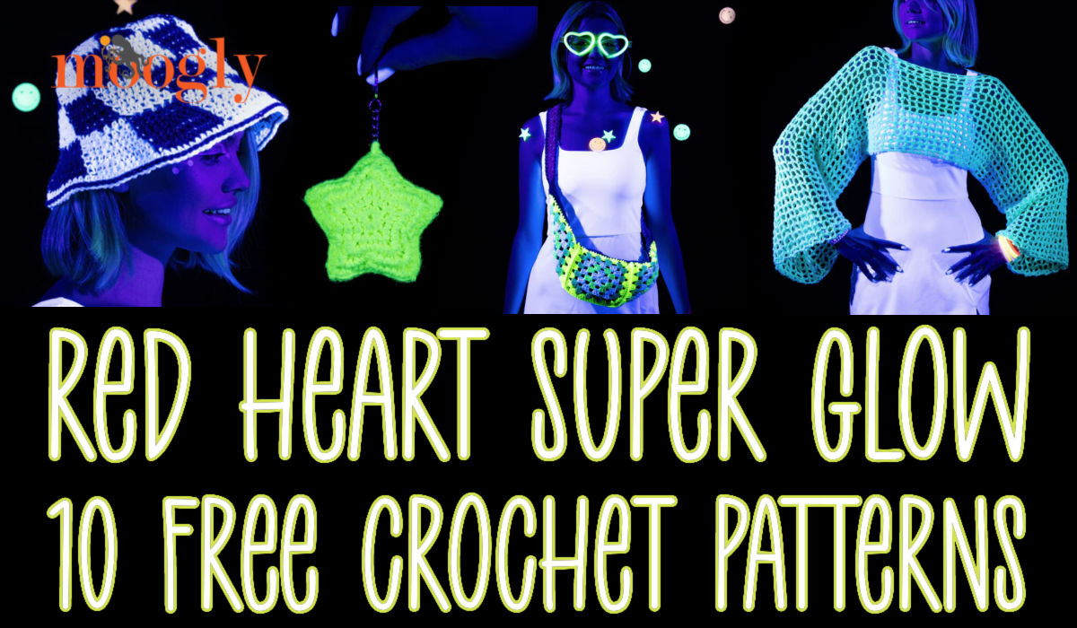 10 Free Red Heart Super Glow Crochet Patterns