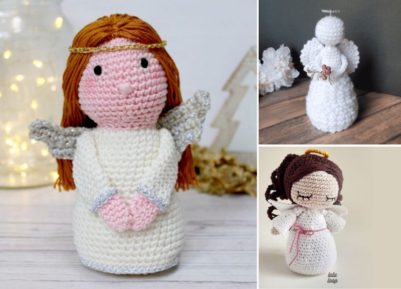 Crochet Christmas Angels Decorations – Pattern Center