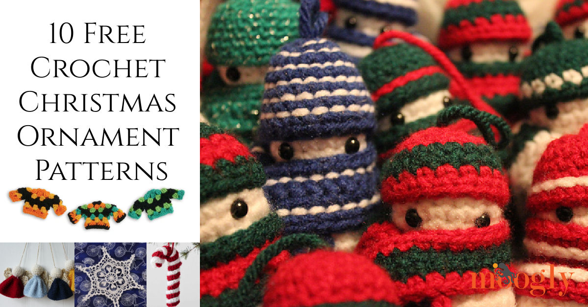 10 Free Crochet Christmas Ornament Patterns