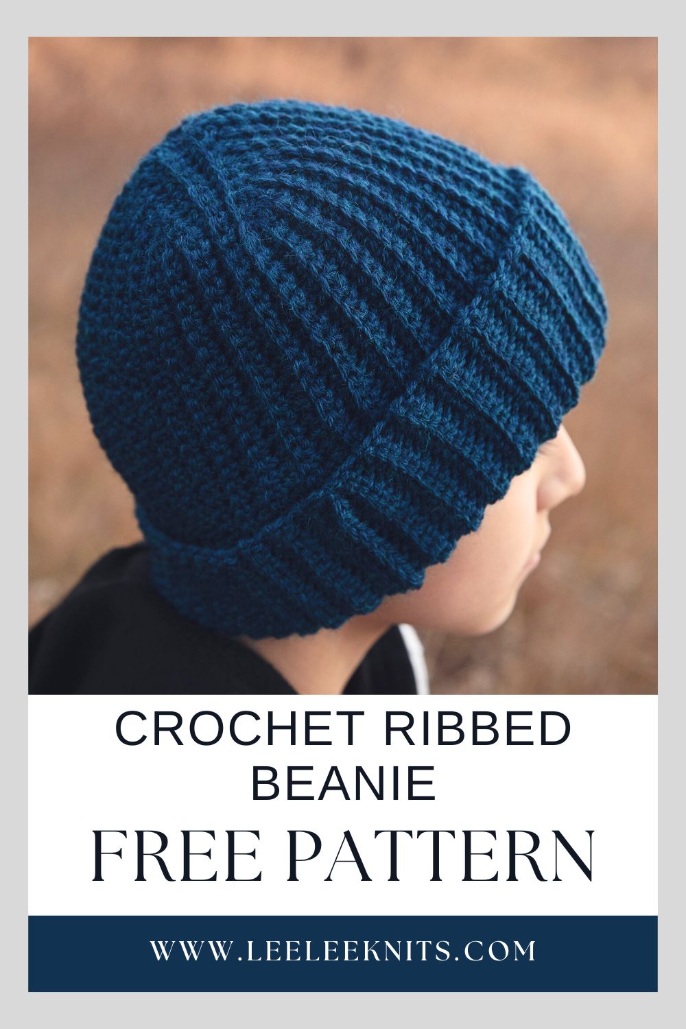 Ribbed Crochet Beanie Pattern – Leelee Knits