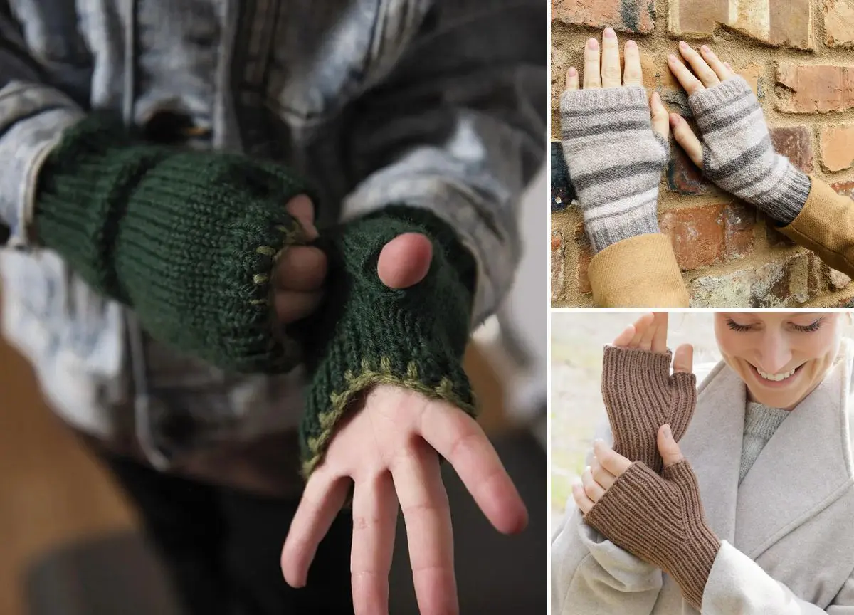 Free Fingerless Gloves Knitting Patterns for Style & Comfort –