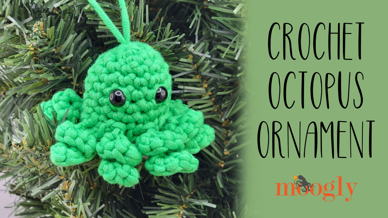 Crochet Octopus Ornament – Free Pattern on Moogly