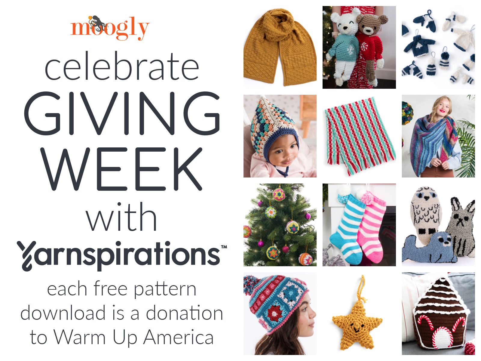 The Easiest Giving Week Ever on Yarnspirations!