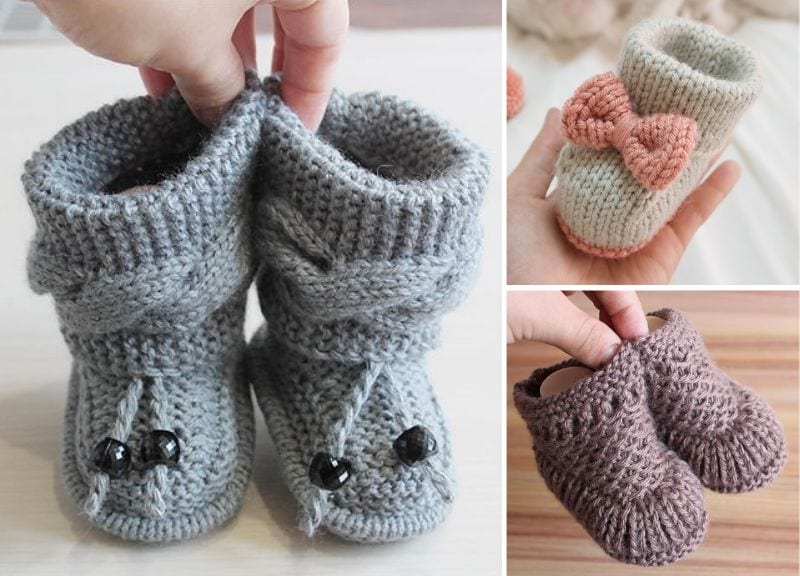 Adorable Knitted Booties for Babies –