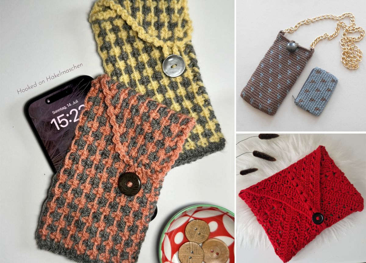 Free Crochet Pouch Patterns for Phone Cases, Coin Purses, and More –