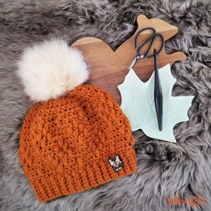 Rustic Diamond Hat – Free Crochet Pattern on Moogly