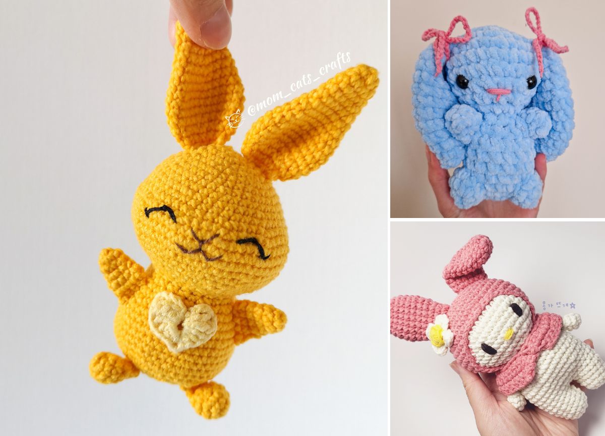 Free Amigurumi Bunny Crochet Patterns for Easter & Beyond –