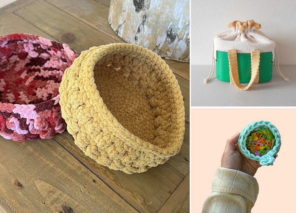 Free Crochet Storage Patterns for Baskets, Trays & Organizers –