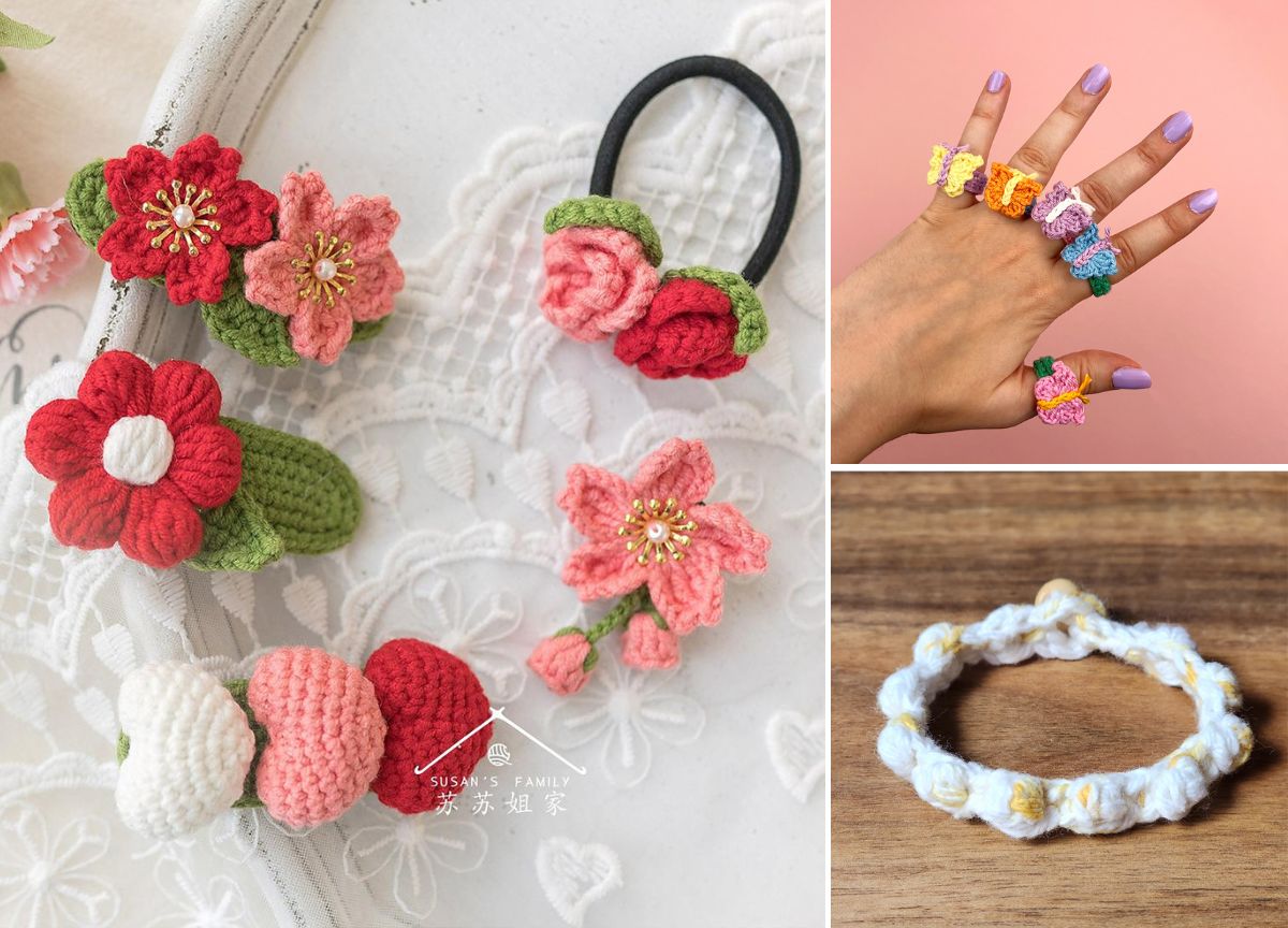 Free Crochet Accessories Patterns for Stylish Handmade Jewelry –