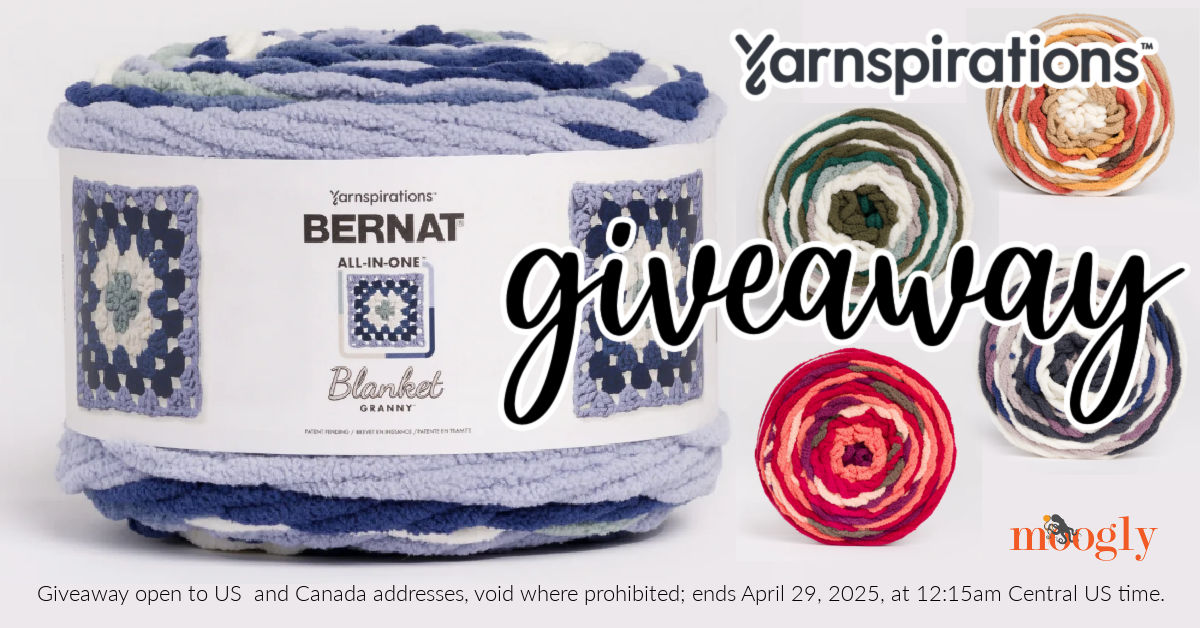 New Shades, New Bernat All-In-One Blanket Granny Yarn Giveaway!