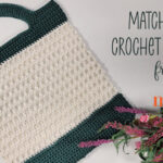 Matcha Cream Crochet Tote Bag