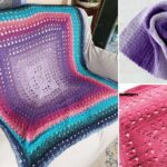 Beautiful Ombre Crochet Baby Blankets