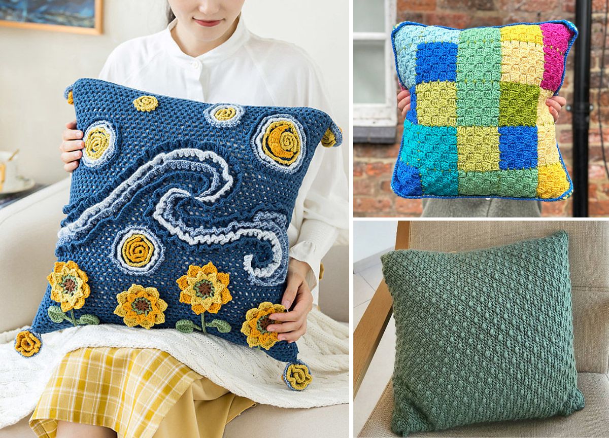 Free Crochet Pillow Patterns to Brighten Up Your Home Décor –