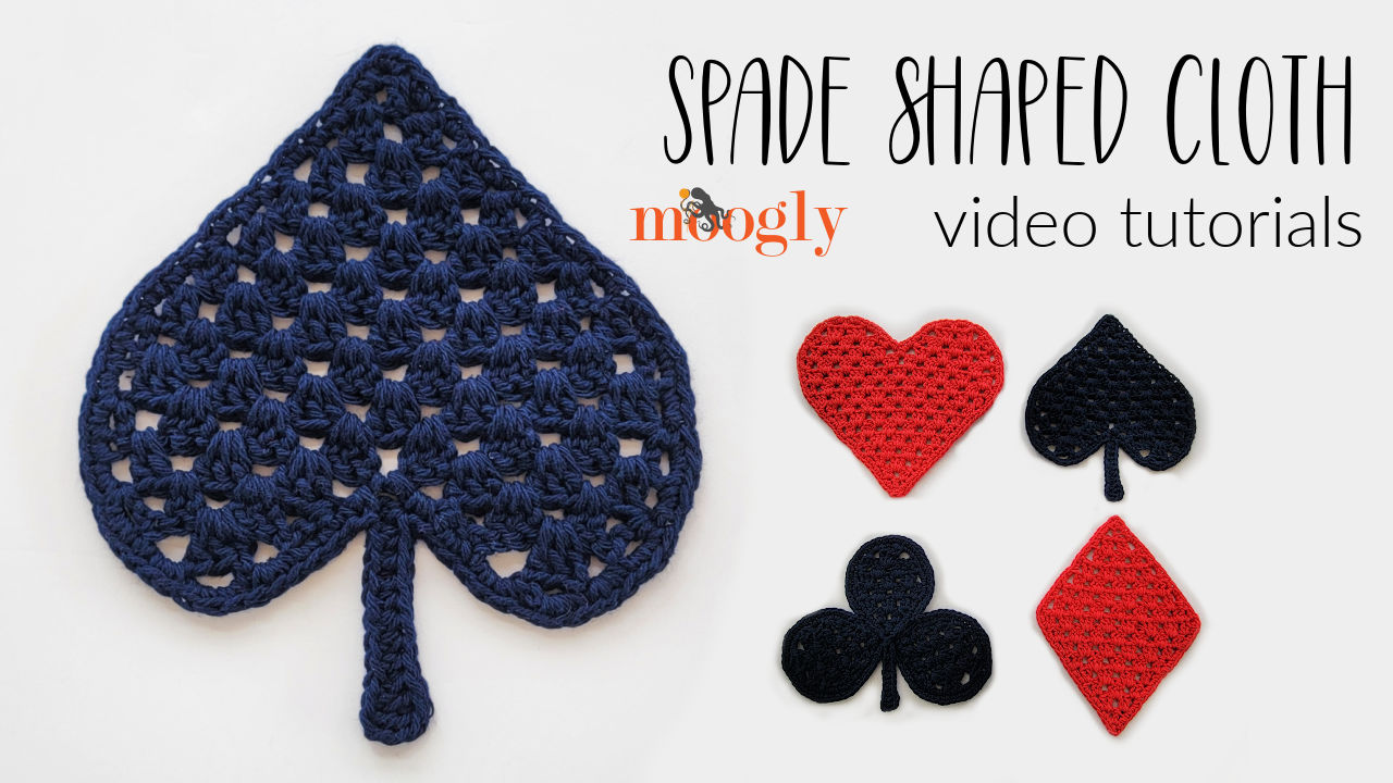 Spade Shaped Cloth Tutorial – moogly