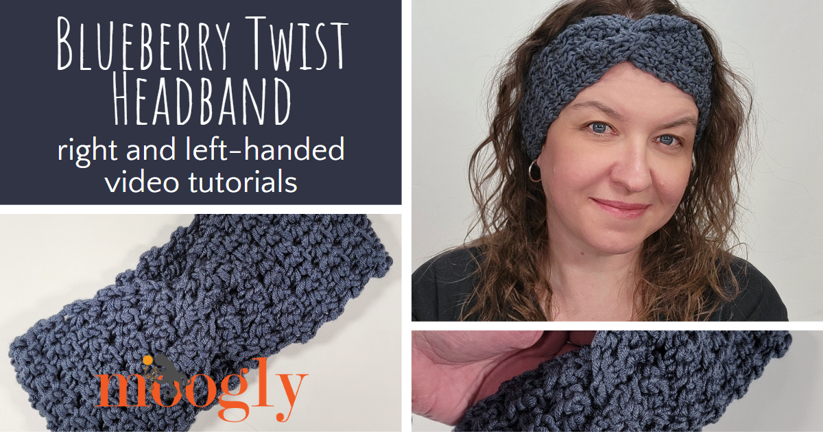 Blueberry Twist Headband Tutorial – moogly