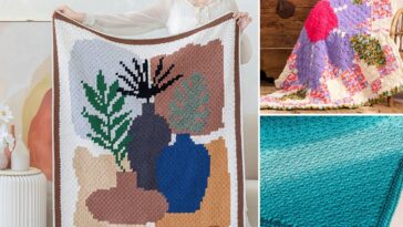 C2C Crochet Patterns for Cozy Blankets and Colorful Squares –