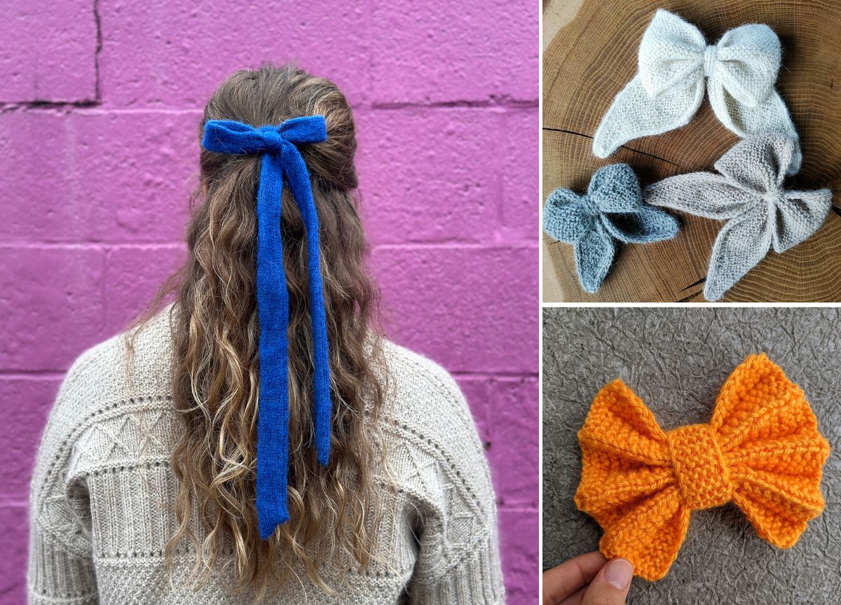 Free Knit Bow Patterns for Stylish Handmade Details –