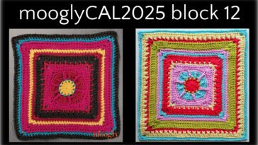 MooglyCAL2025 Block 12 Courtesy of Best Crochet Life