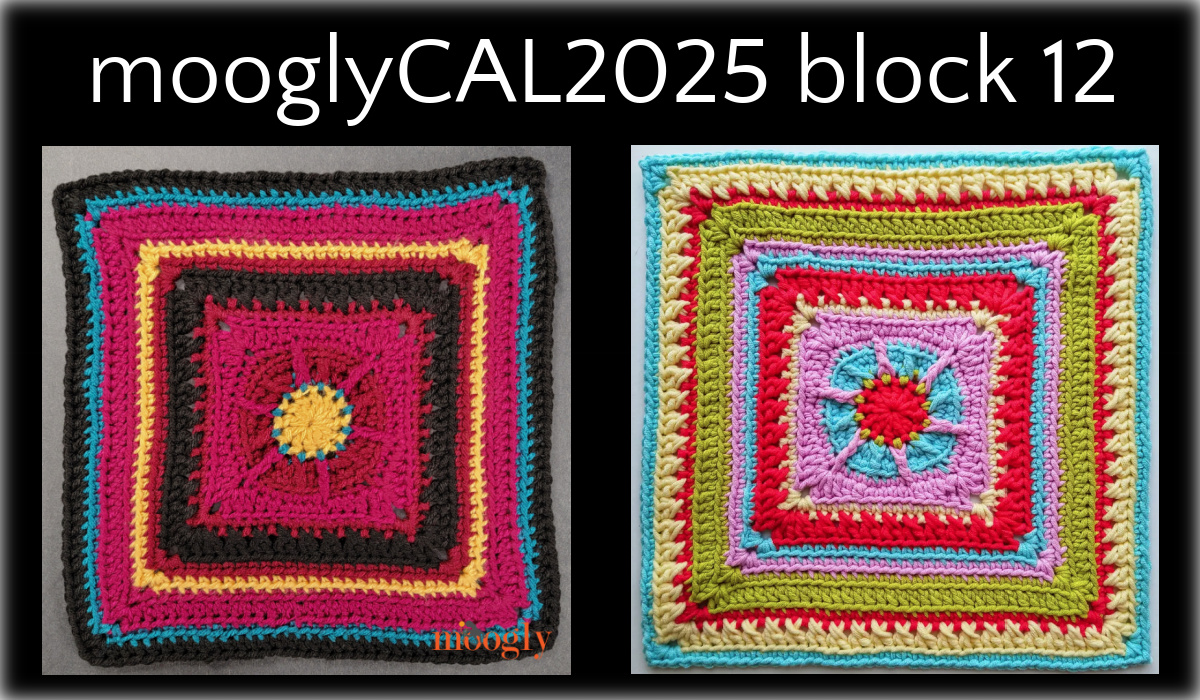 MooglyCAL2025 Block 12 Courtesy of Best Crochet Life