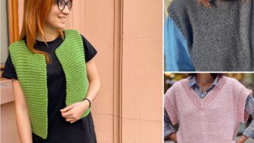 Free Knitted Vest Patterns You’ll Want to Cast On Right Now –