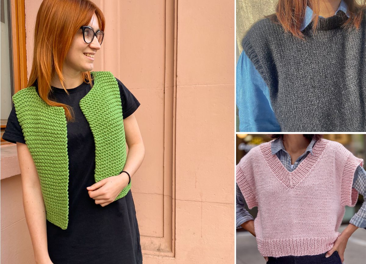 Free Knitted Vest Patterns You’ll Want to Cast On Right Now –