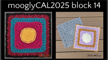 MooglyCAL2025 Block 14 Courtesy of Stitches n Scraps