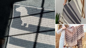 Free Crochet Striped Blanket Patterns with Modern Style –