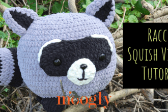 Raccoon Squish Tutorial – Right and Left-Handed on Moogly