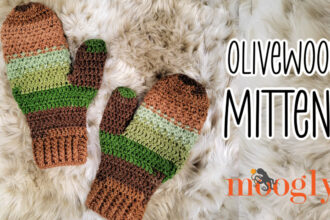 Olivewood Mittens – Free Crochet Pattern on Moogly