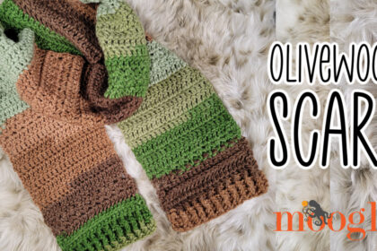 Olivewood Scarf – Free Crochet Pattern on Moogly