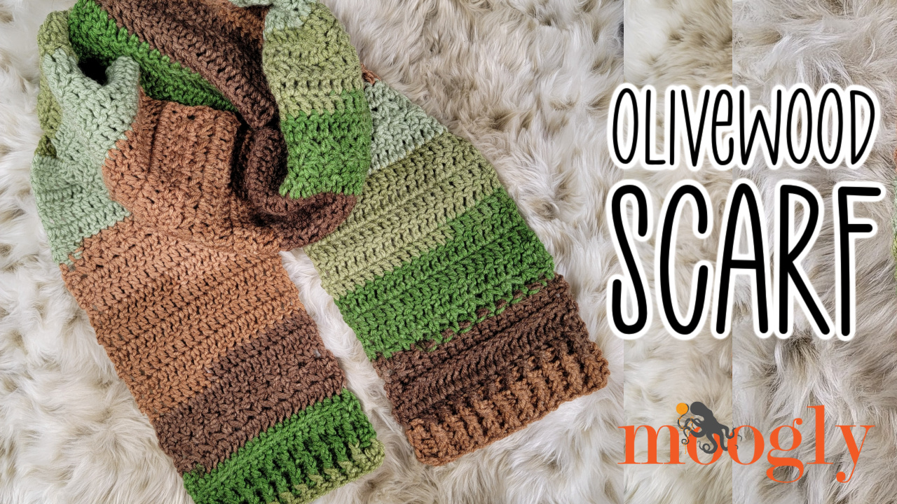 Olivewood Scarf – Free Crochet Pattern on Moogly