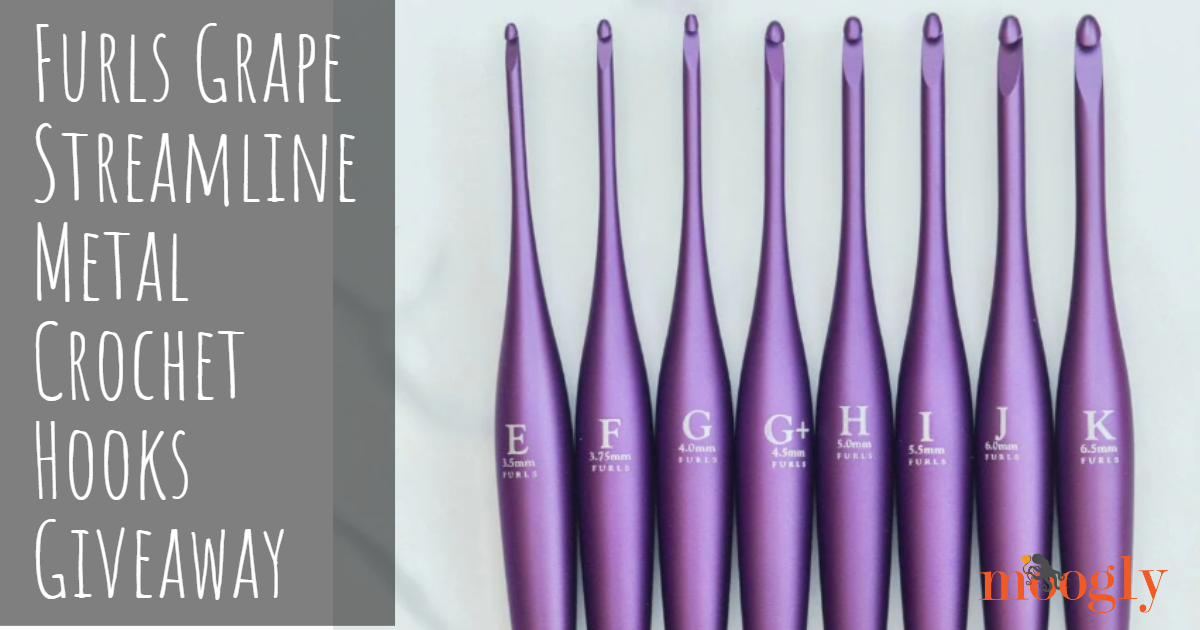 Furls Grape Streamline Metal Crochet Hooks FULL SET Giveaway