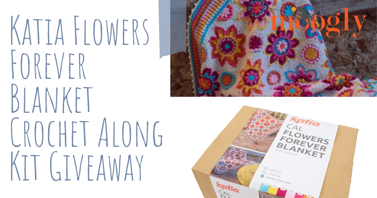 Katia Flowers Forever Blanket Crochet Along Kit Giveaway