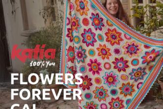 The Katia Flowers Forever Blanket Crochet Along Starts Now!