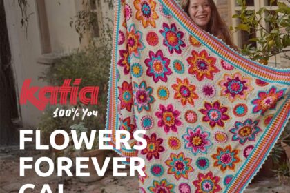 The Katia Flowers Forever Blanket Crochet Along Starts Now!