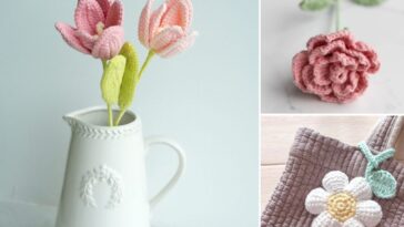 Free Crochet Flower Patterns for Bouquets and Decor –